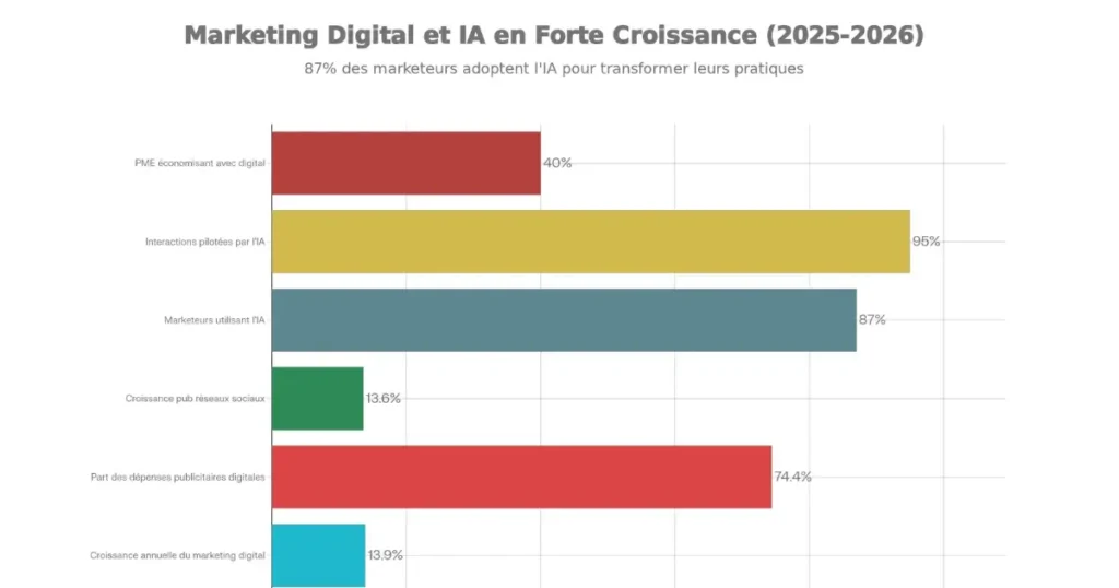 statistiques marketing digital 2025-2026
