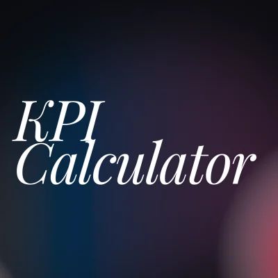 Social Media Strategic KPI Calculator by Mouna